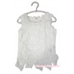 White Flower Guipure Lace Tank Top PD046